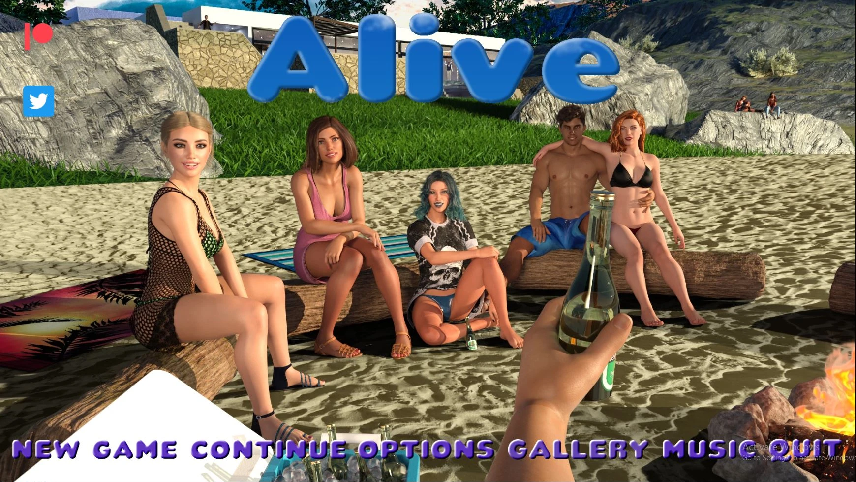 Download porn game — Alive – New Final Version 1.0 (Full Game) [CSkin Games]