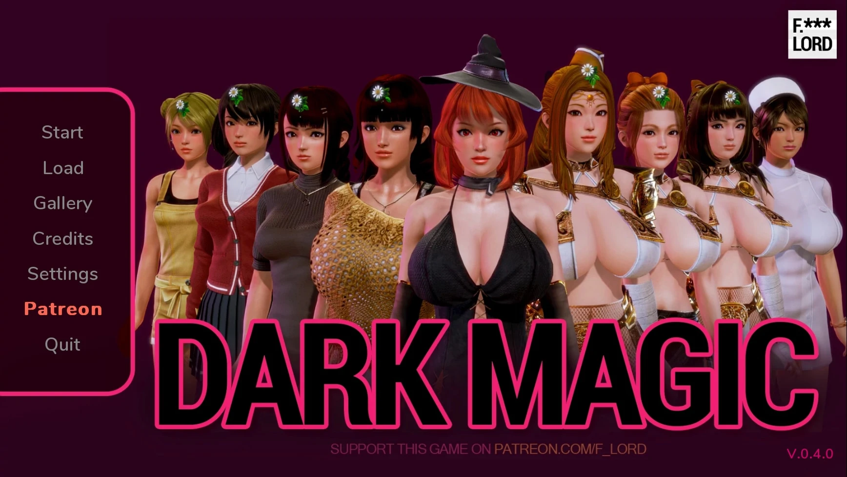 Скачать порно игру — Dark Magic –  New Version 0.17.0 [F.Lord]