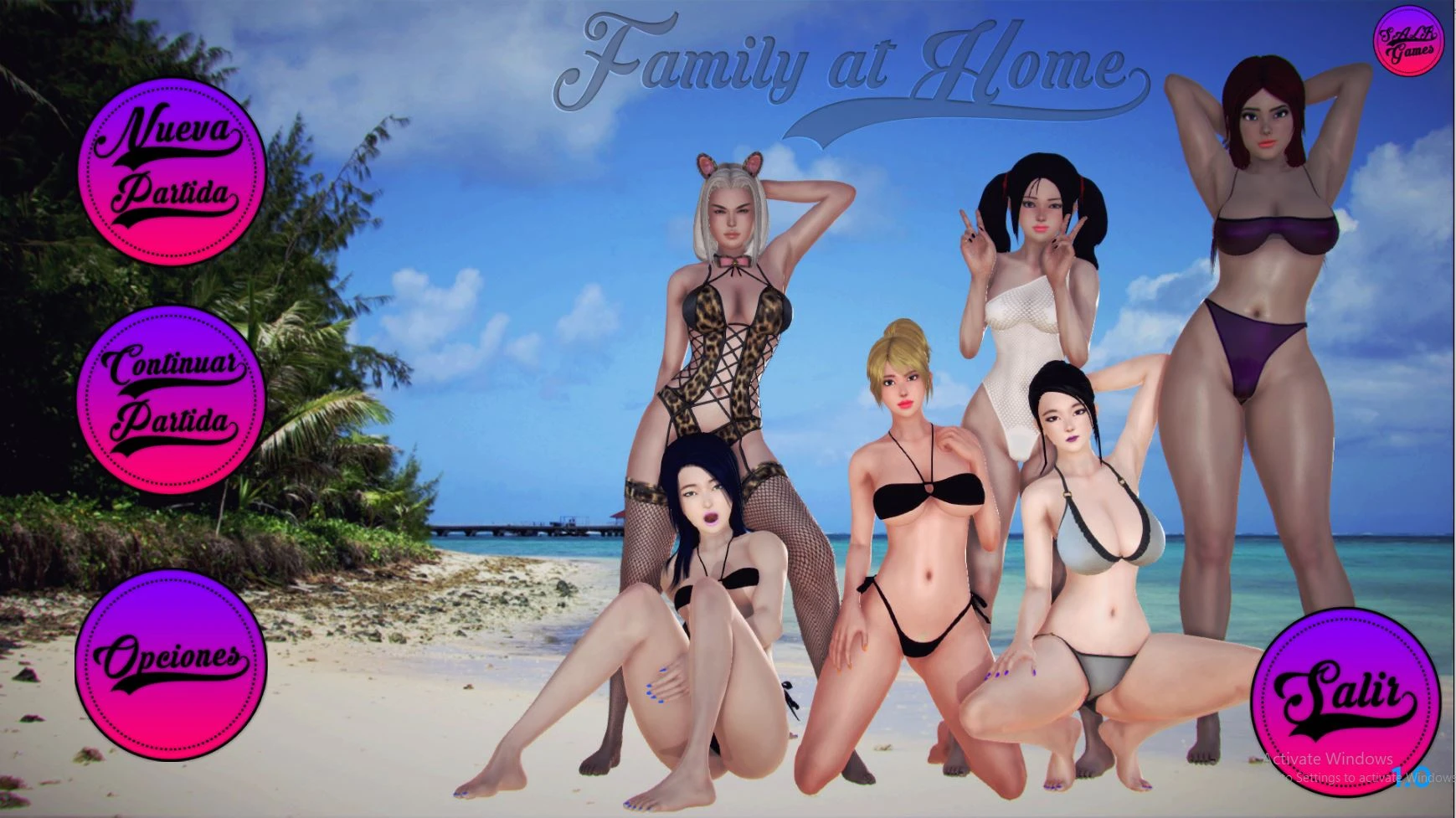 Porno Spiel herunterladen — Family At Home – New Final Version 1.0 (Full Game) [SALR Games]