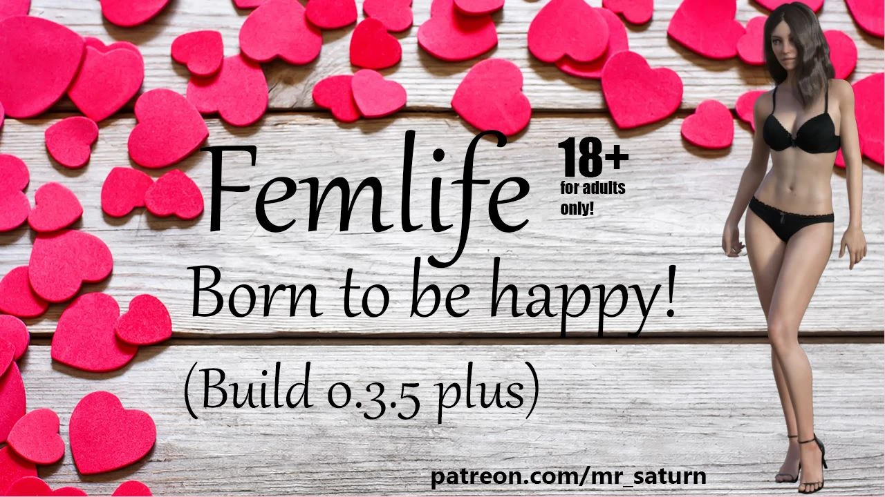 Скачать порно игру — FemLife – New Version 0.99 [Mr_saturn]